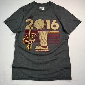 Adidas 2016 NBA Cleveland Cavs Locker Room Authentic Edition Championship Tee, S